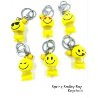 OkaeYa Spring Smiley Boy Keychain